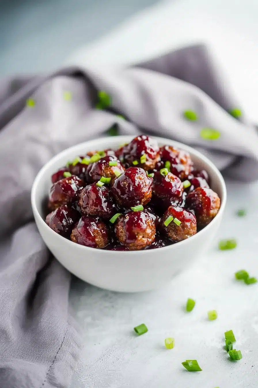 Easy Cranberry Meatballs