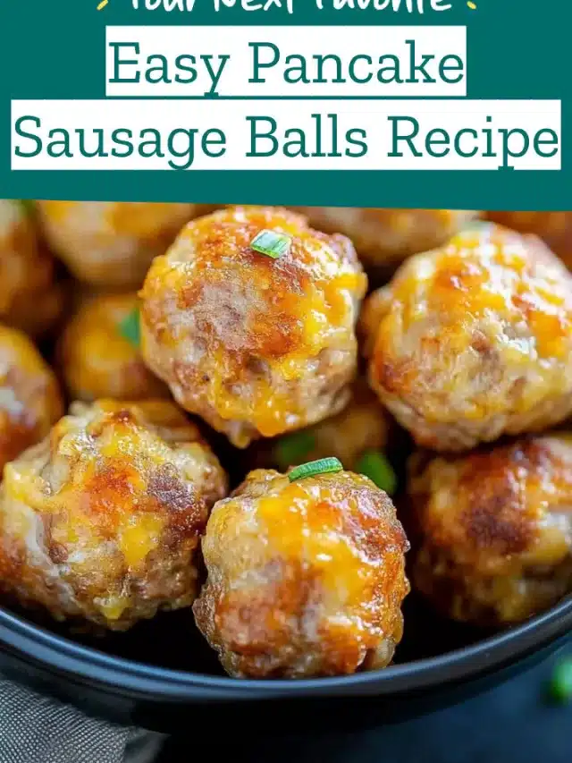 Easy Pancake Sausage Balls Recipe