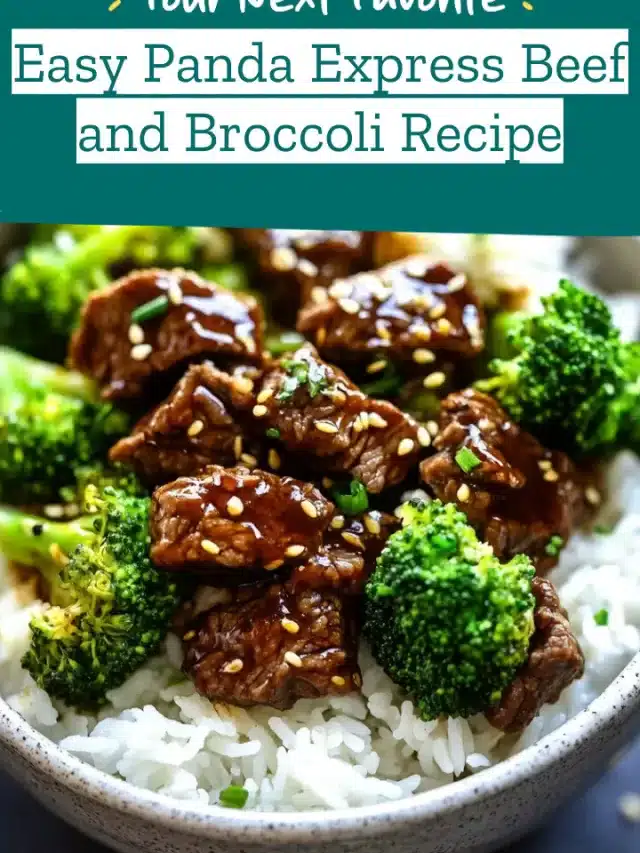 Easy Panda Express Beef and Broccoli Recipe