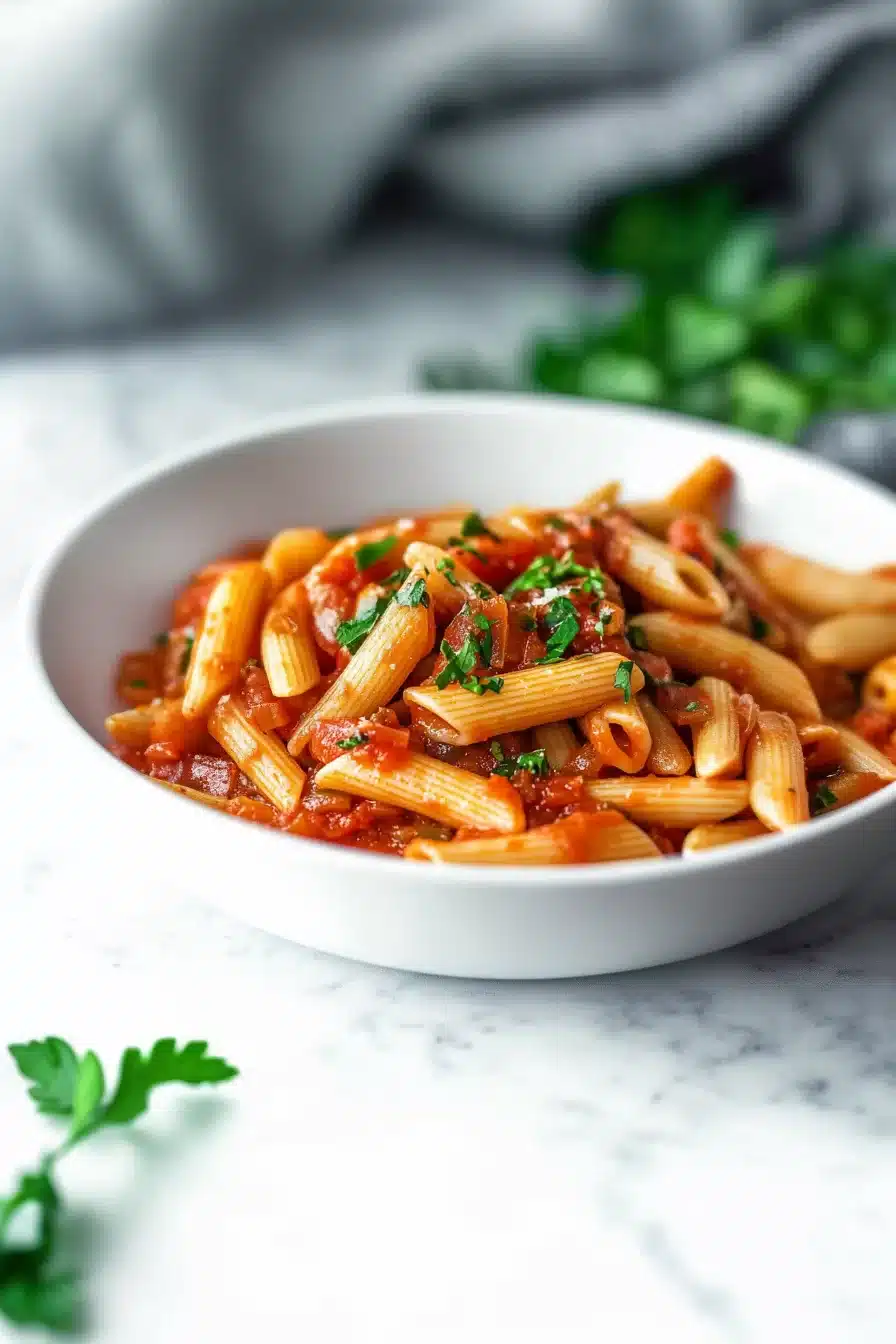 Easy Penne Arrabbiata