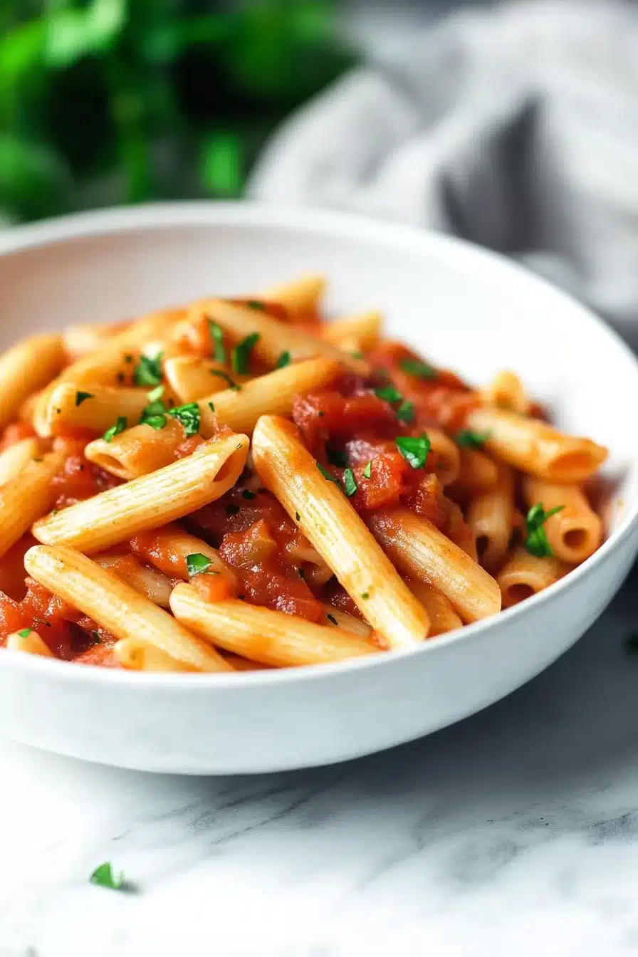 Easy Penne Arrabbiata