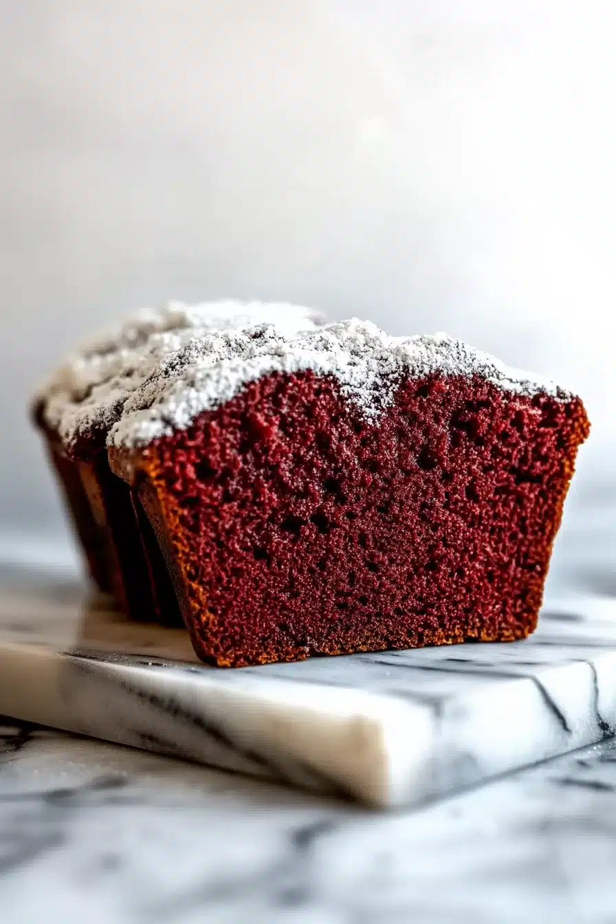 Easy Red Velvet Banana Bread