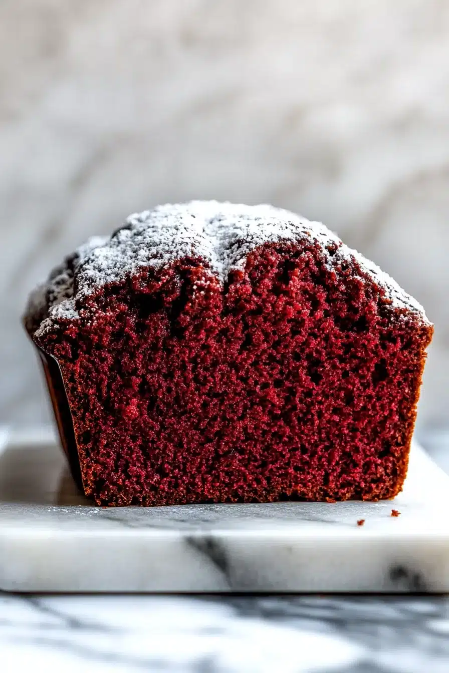 Easy Red Velvet Banana Bread