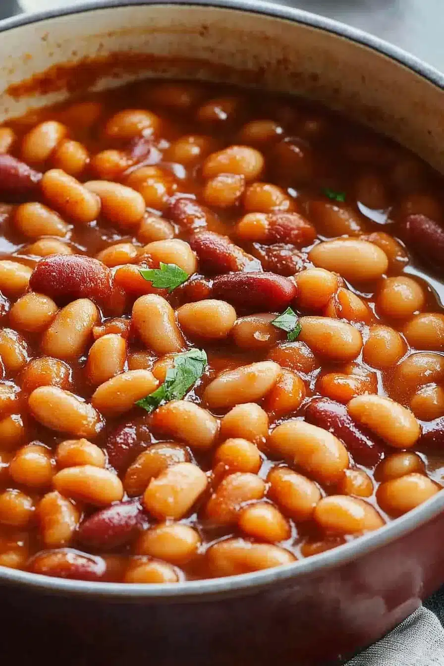 Easy Root Beer Baked Beans