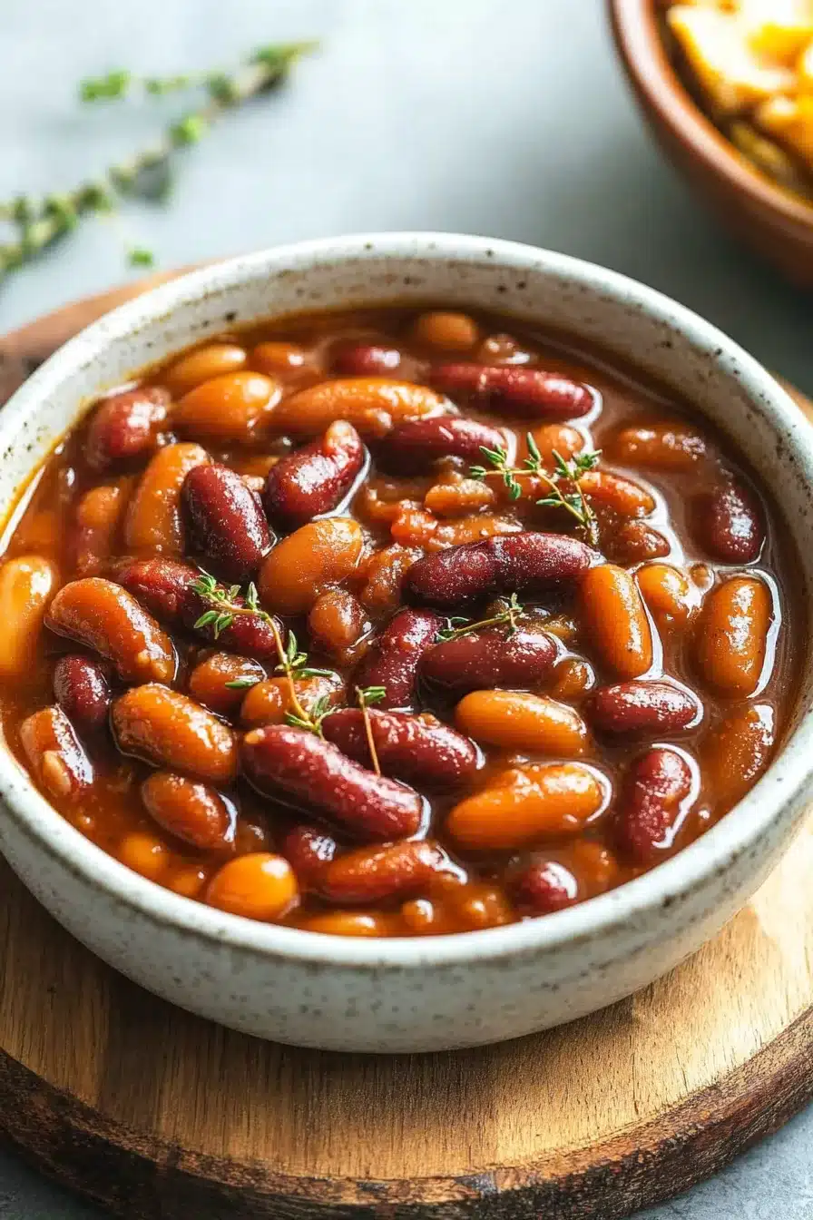 Easy Root Beer Baked Beans