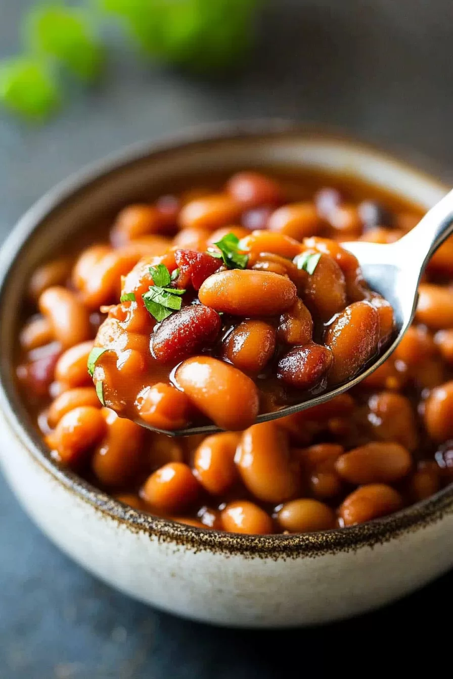 Easy Root Beer Baked Beans