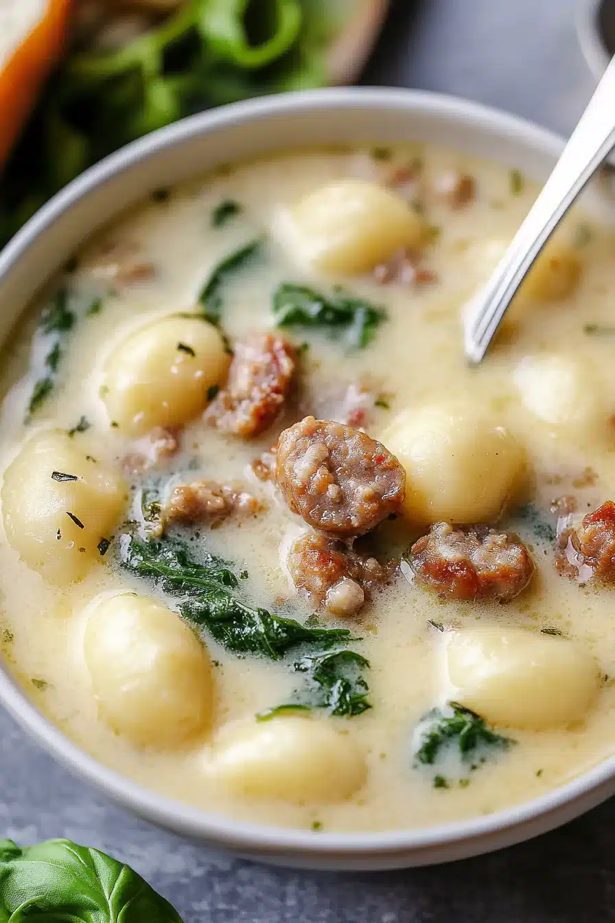 Easy Sausage Gnocchi Soup