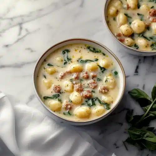 Easy Sausage Gnocchi Soup