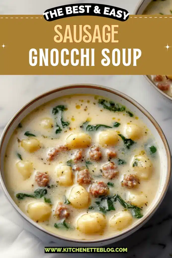 Easy Sausage Gnocchi Soup