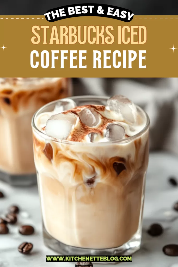 Easy Starbucks Iced Coffee Recipe