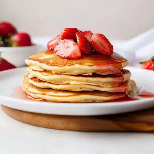 Easy Strawberry Pancakes