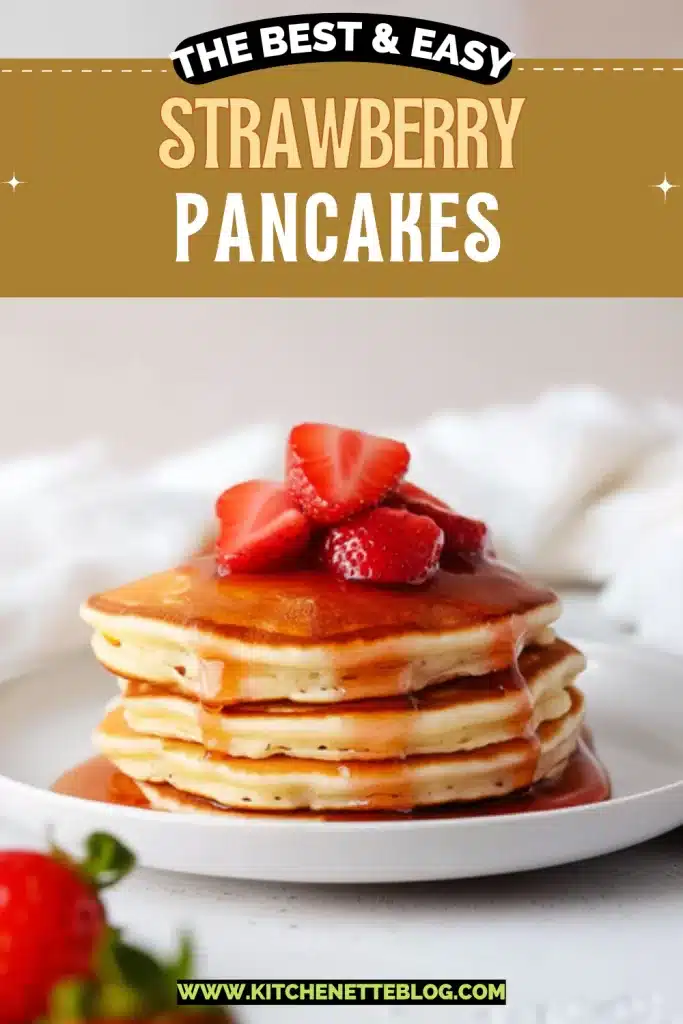 Easy Strawberry Pancakes