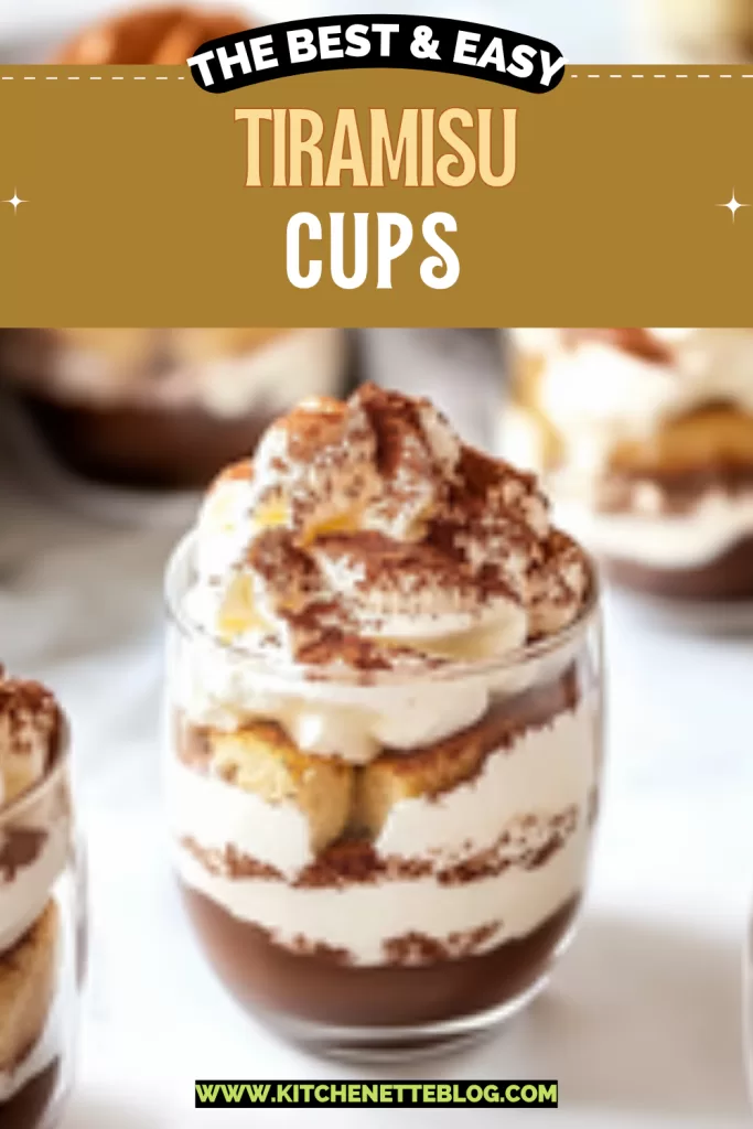 Easy Tiramisu Cups