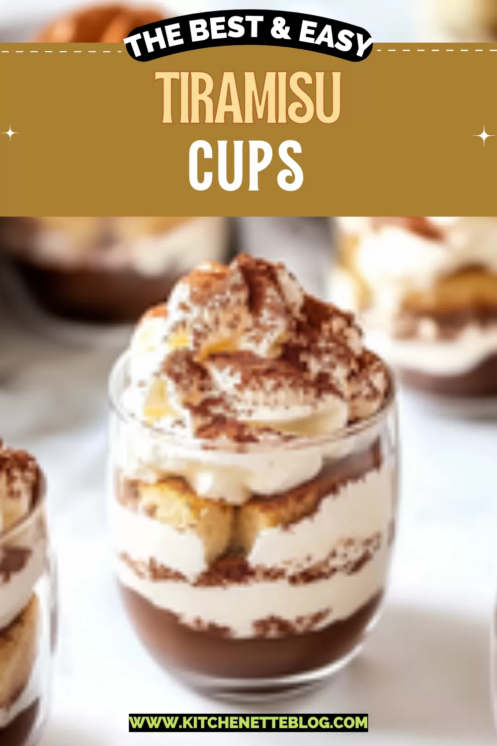 Easy Tiramisu Cups