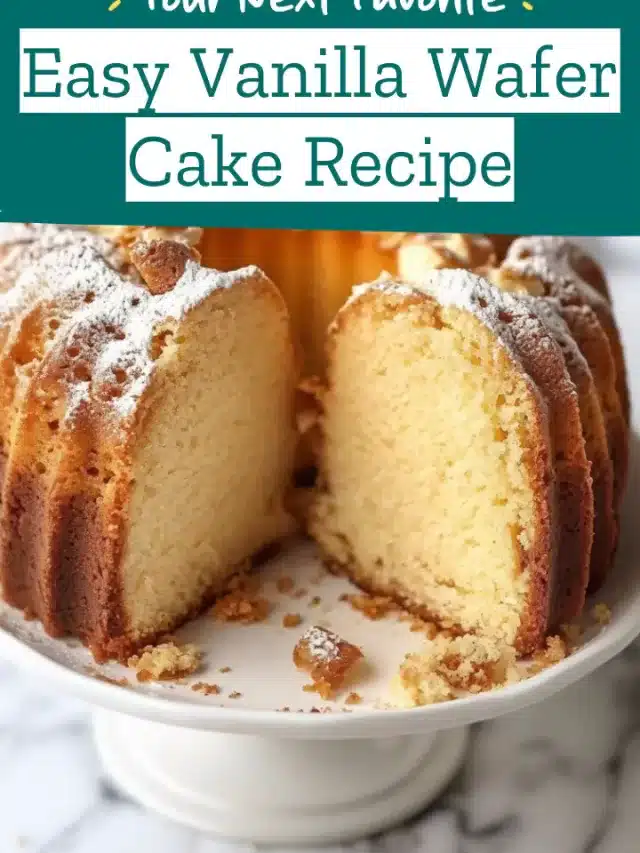Easy Vanilla Wafer Cake Recipe