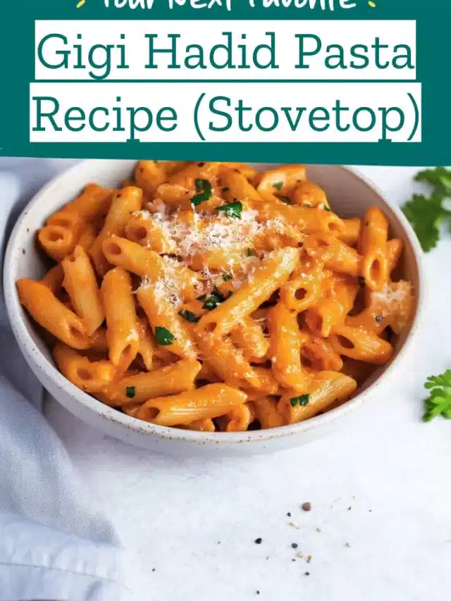 Gigi Hadid Pasta Recipe (Stovetop)