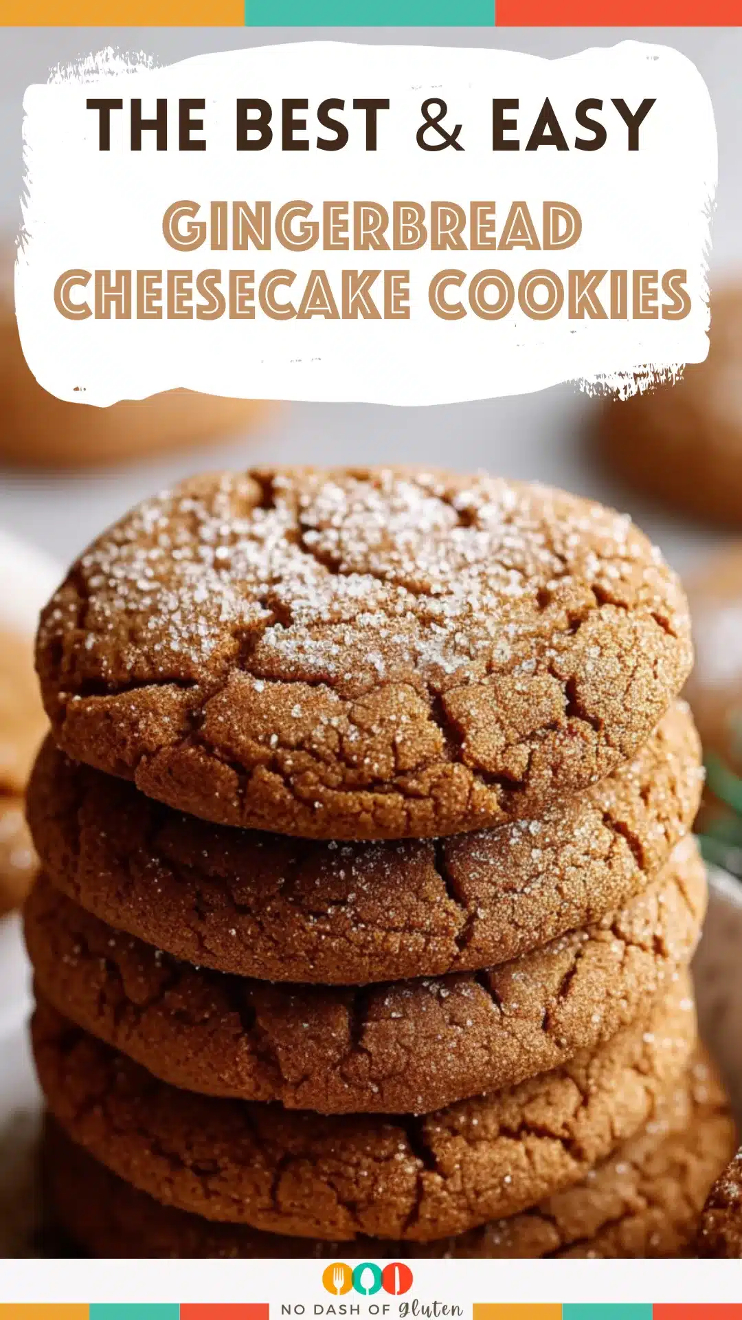 Gingerbread Cheesecake Cookies