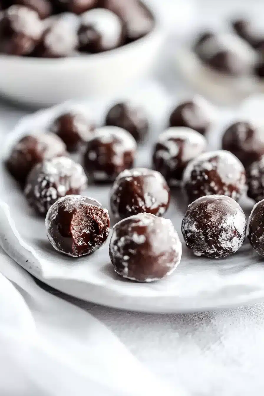Glazed Chocolate Donut Holes