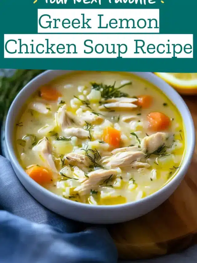 Greek Lemon Chicken Soup Recipe