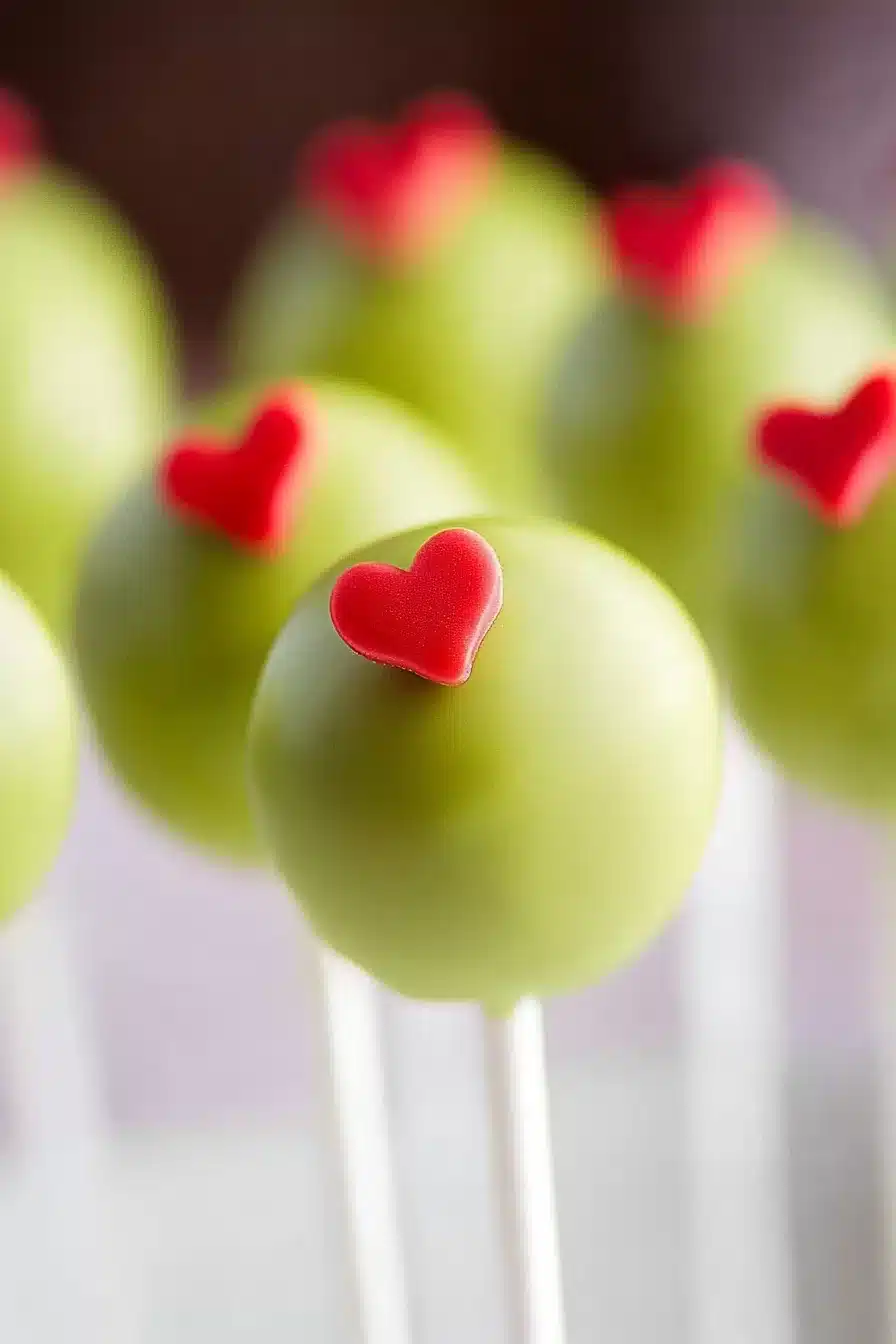 Grinch Cake Pops Recipe