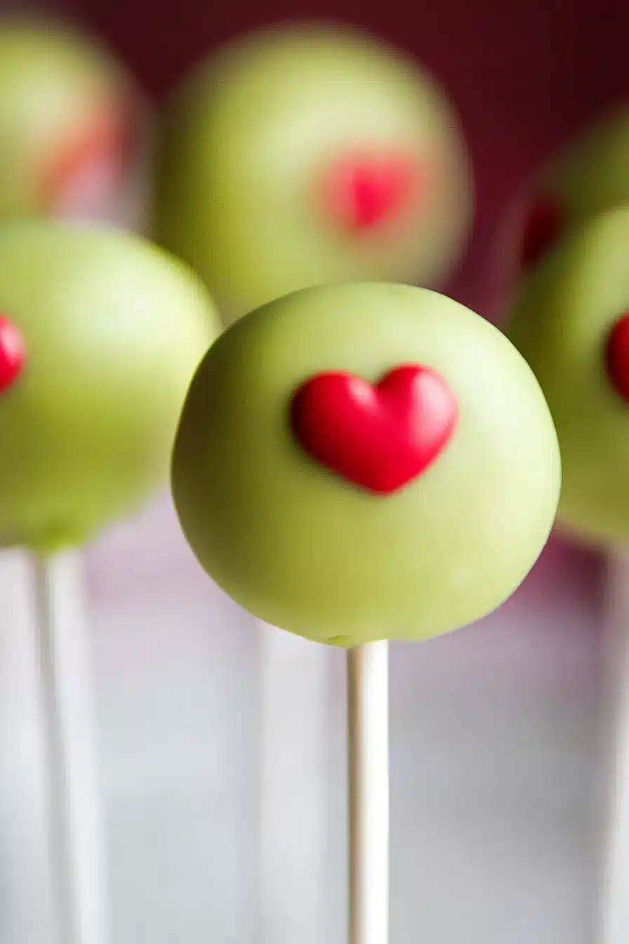 Grinch Cake Pops Recipe