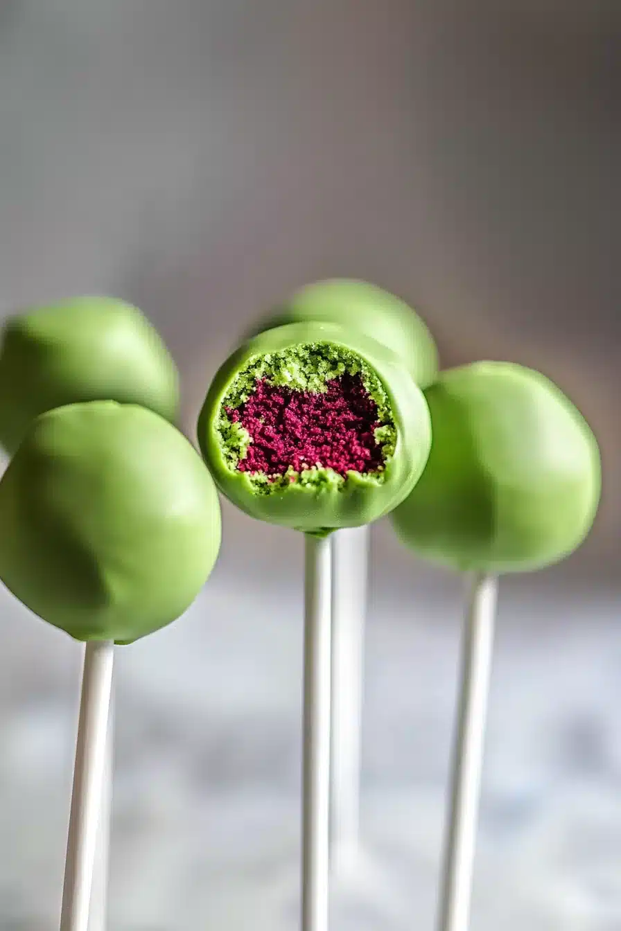 Grinch Cake Pops Recipe
