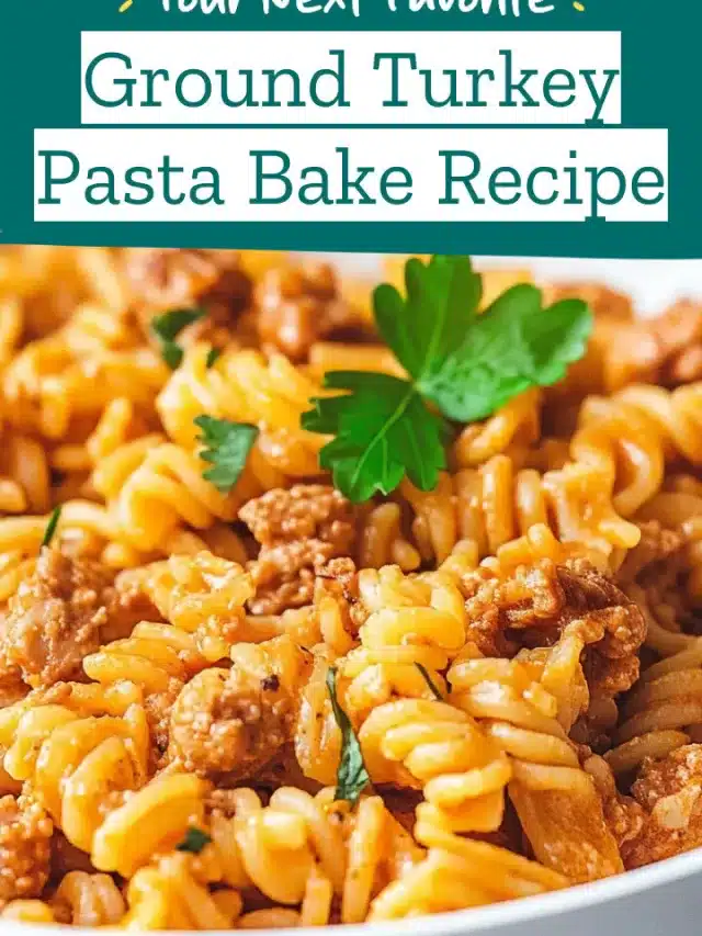 Ground Turkey Pasta Bake Recipe