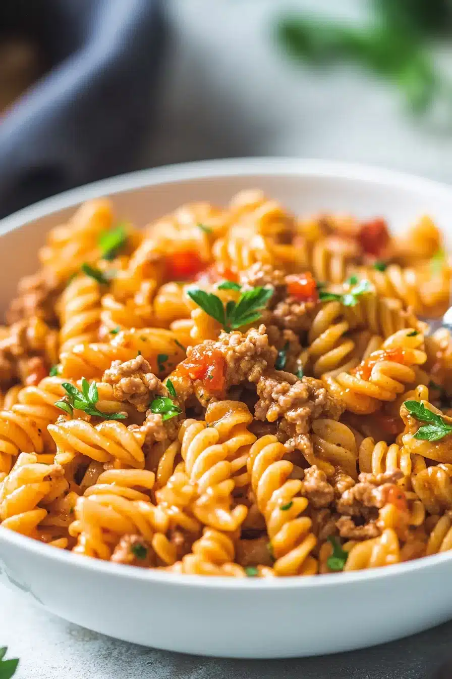 Ground Turkey Pasta Recipe
