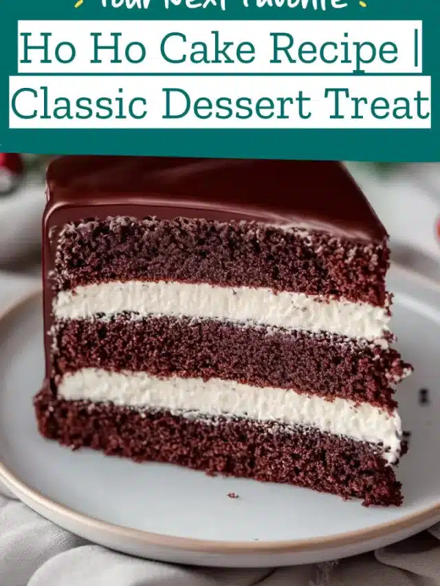 Ho Ho Cake Recipe | Classic Dessert Treat