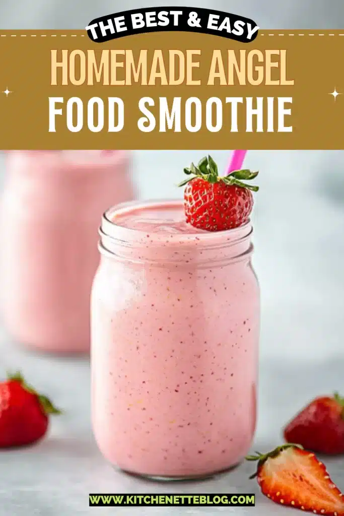 Homemade Angel Food Smoothie
