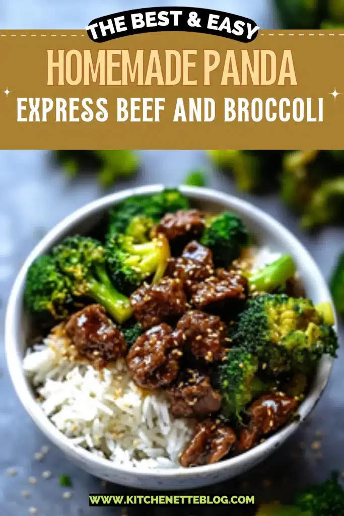 Homemade Panda Express Beef and Broccoli