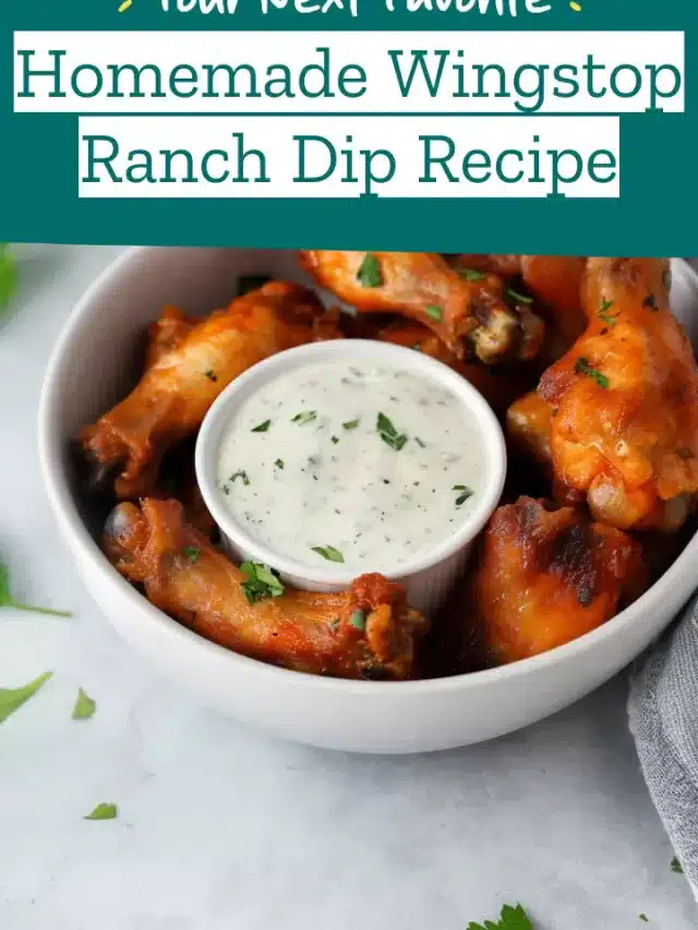 Homemade Wingstop Ranch Dip Recipe