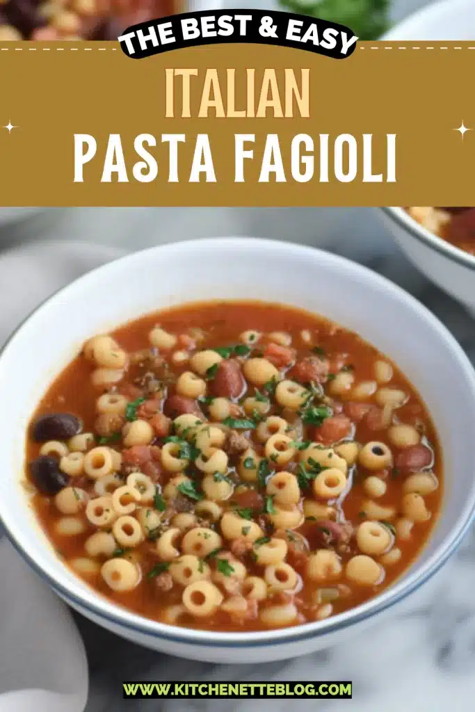 Italian Pasta Fagioli