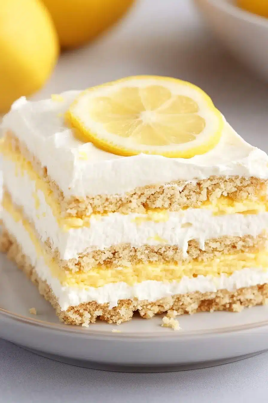 Lemon Cream Icebox Cake