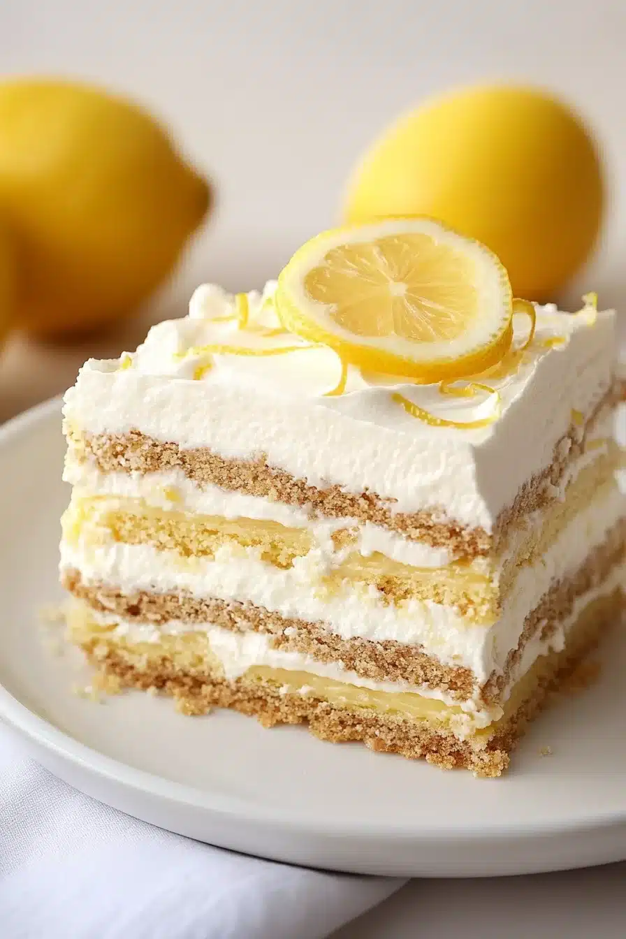 Lemon Cream Icebox Cake