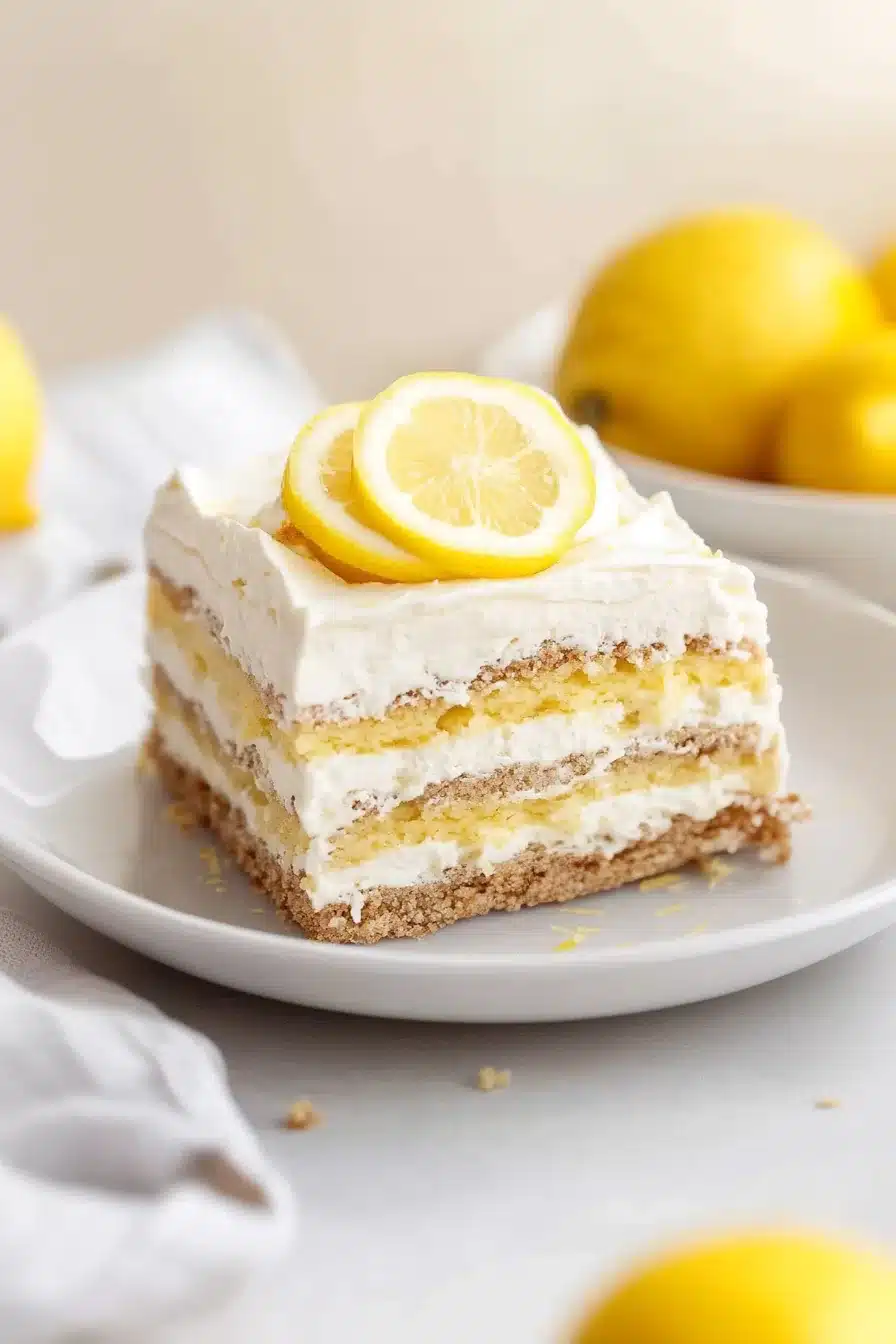 Lemon Cream Icebox Cake