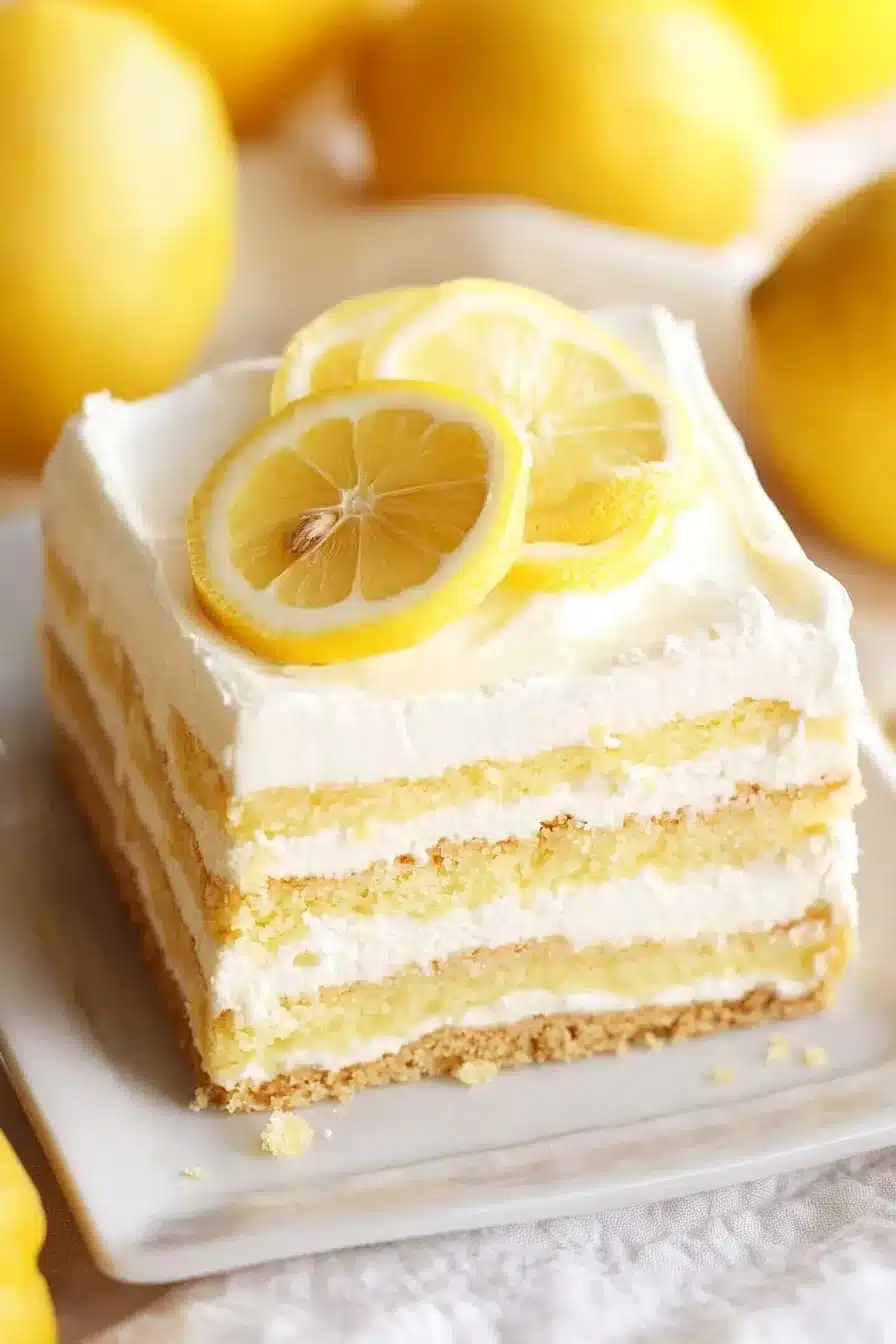 Lemon Cream Icebox Cake