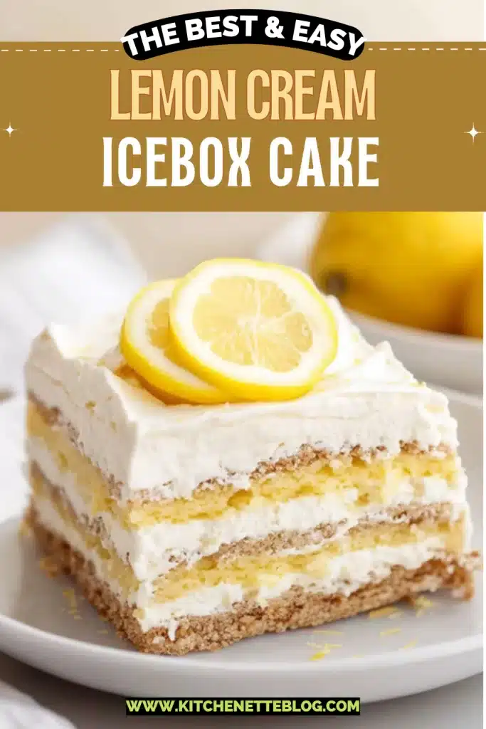 Lemon Cream Icebox Cake