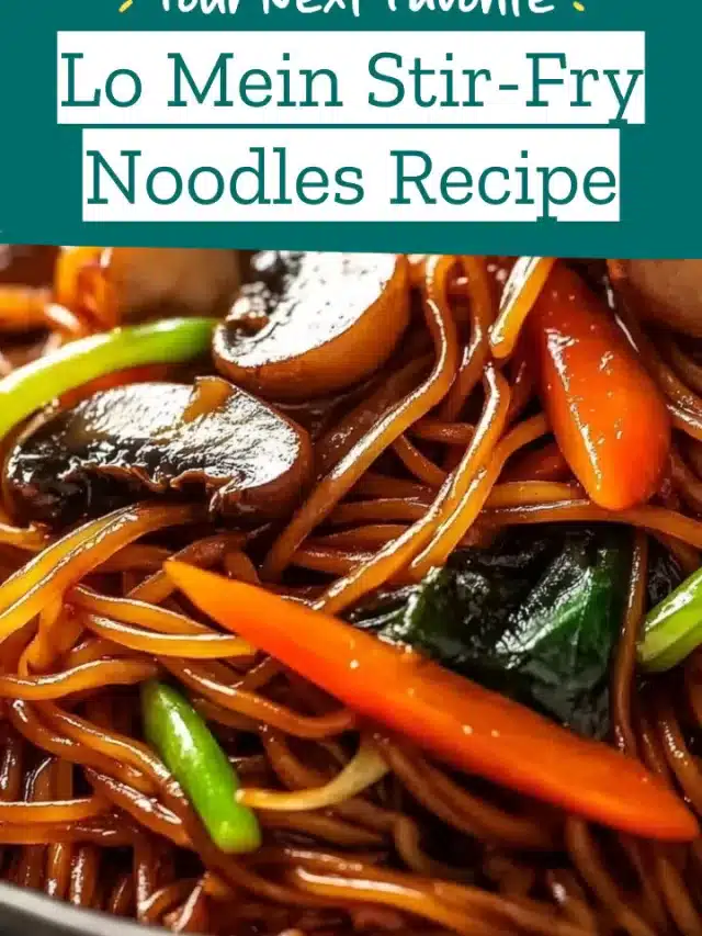 Lo Mein Stir-Fry Noodles Recipe
