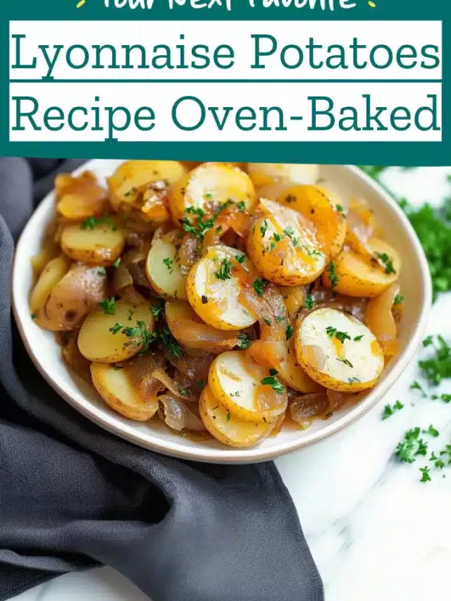 Lyonnaise Potatoes Recipe Oven-Baked
