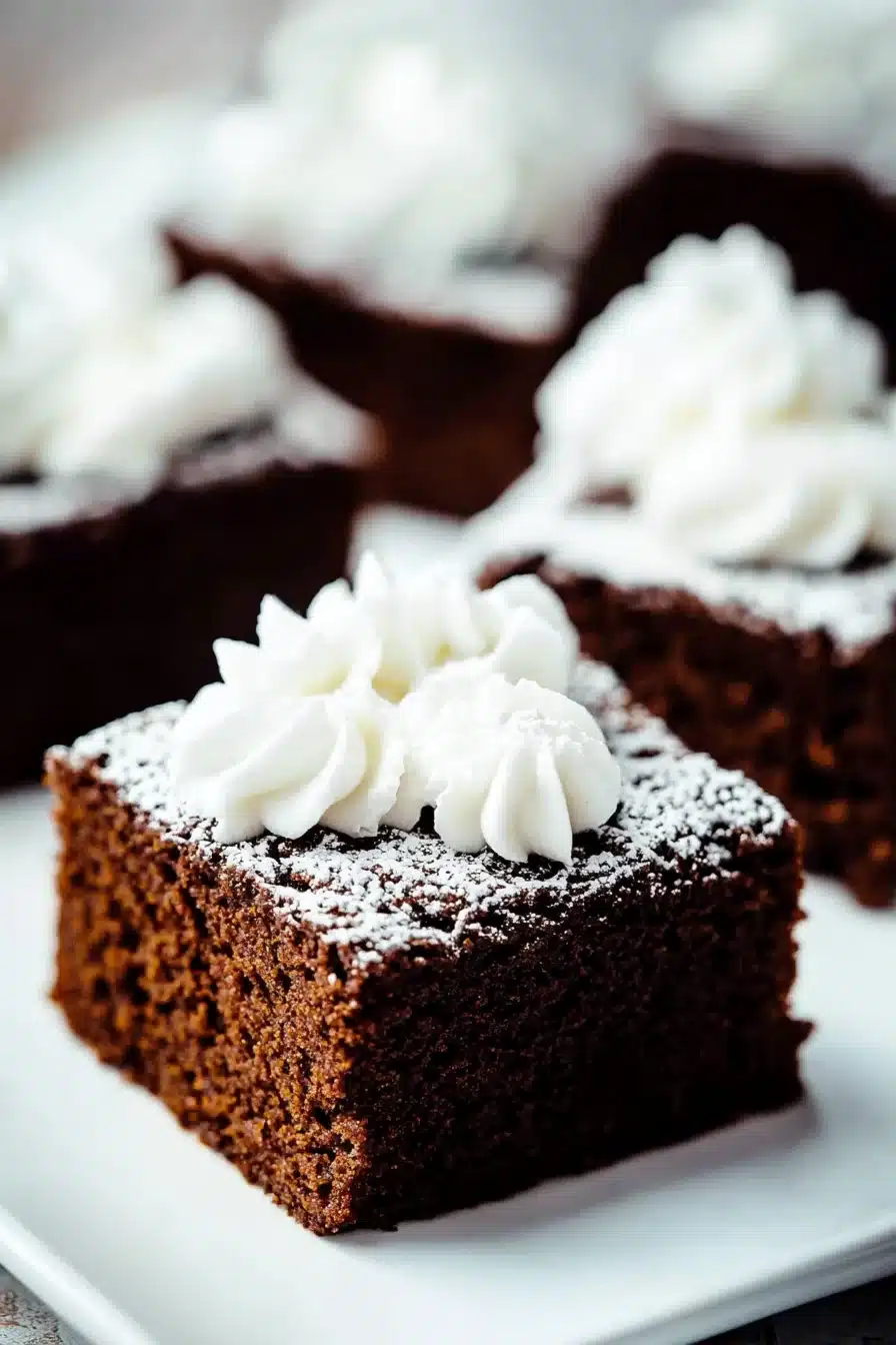 Moist Gingerbread Cake