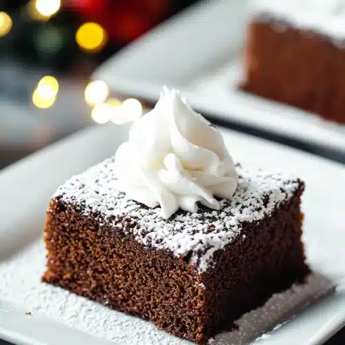 Moist Gingerbread Cake