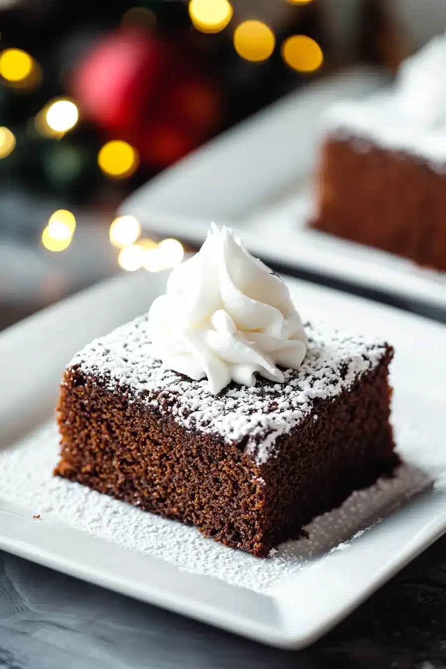 Moist Gingerbread Cake