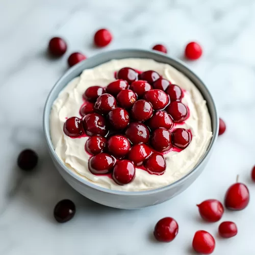 No Bake Cherry Cheesecake Dip
