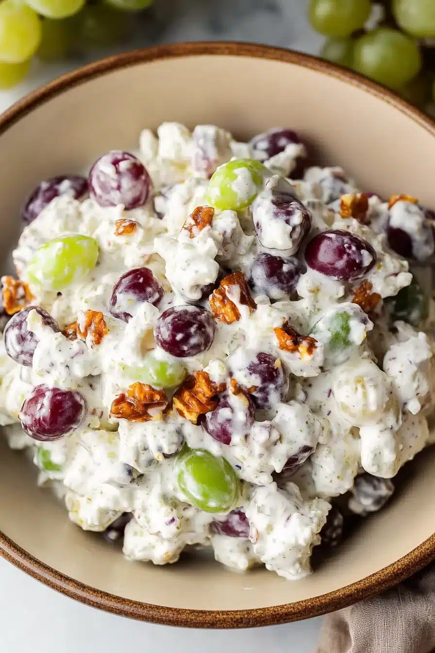 Old-Fashioned Creamy Grape Salad
