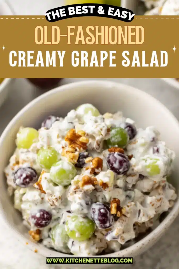 Old-Fashioned Creamy Grape Salad
