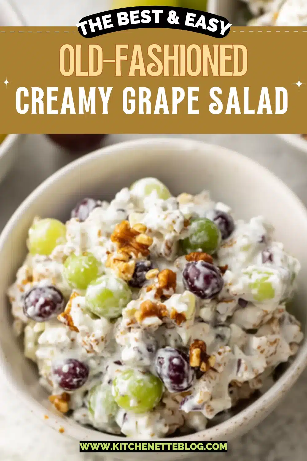 Old-Fashioned Creamy Grape Salad
