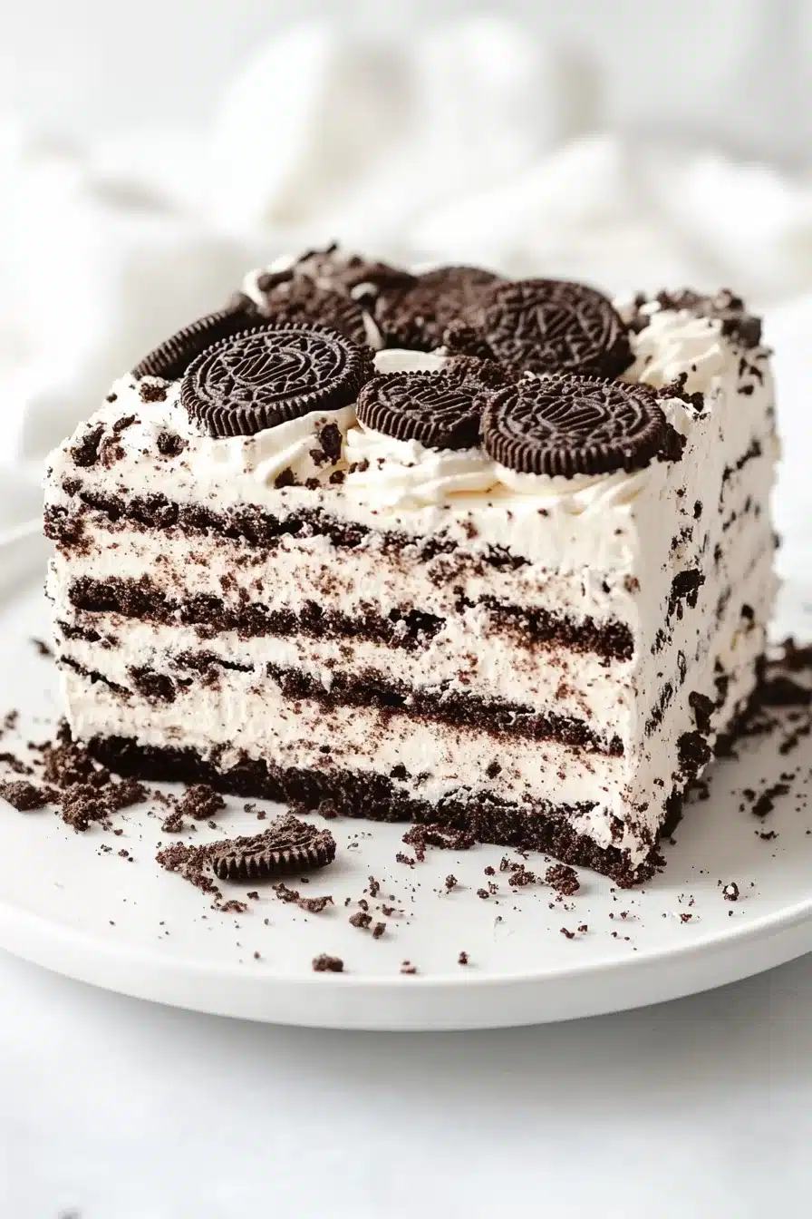 Oreo Icebox Cake