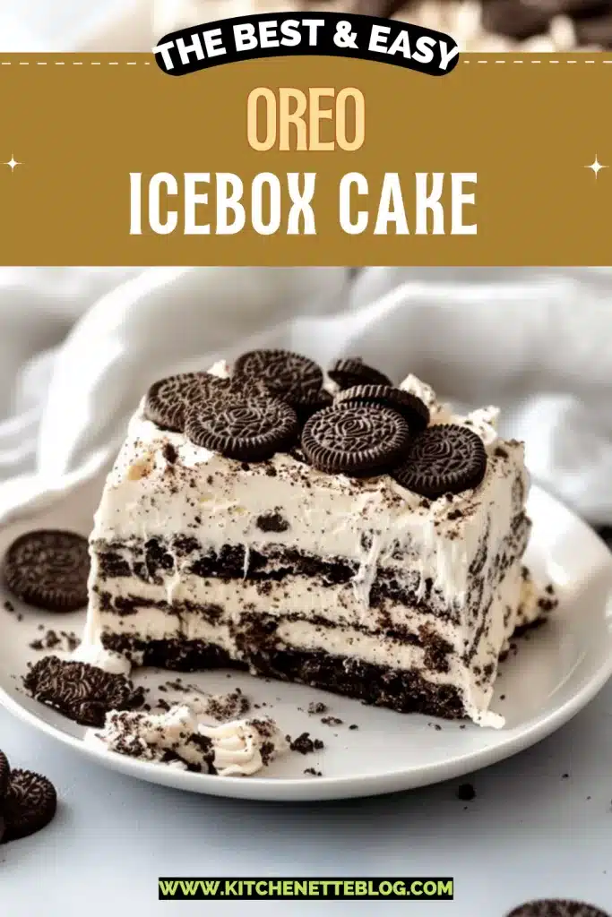 Oreo Icebox Cake