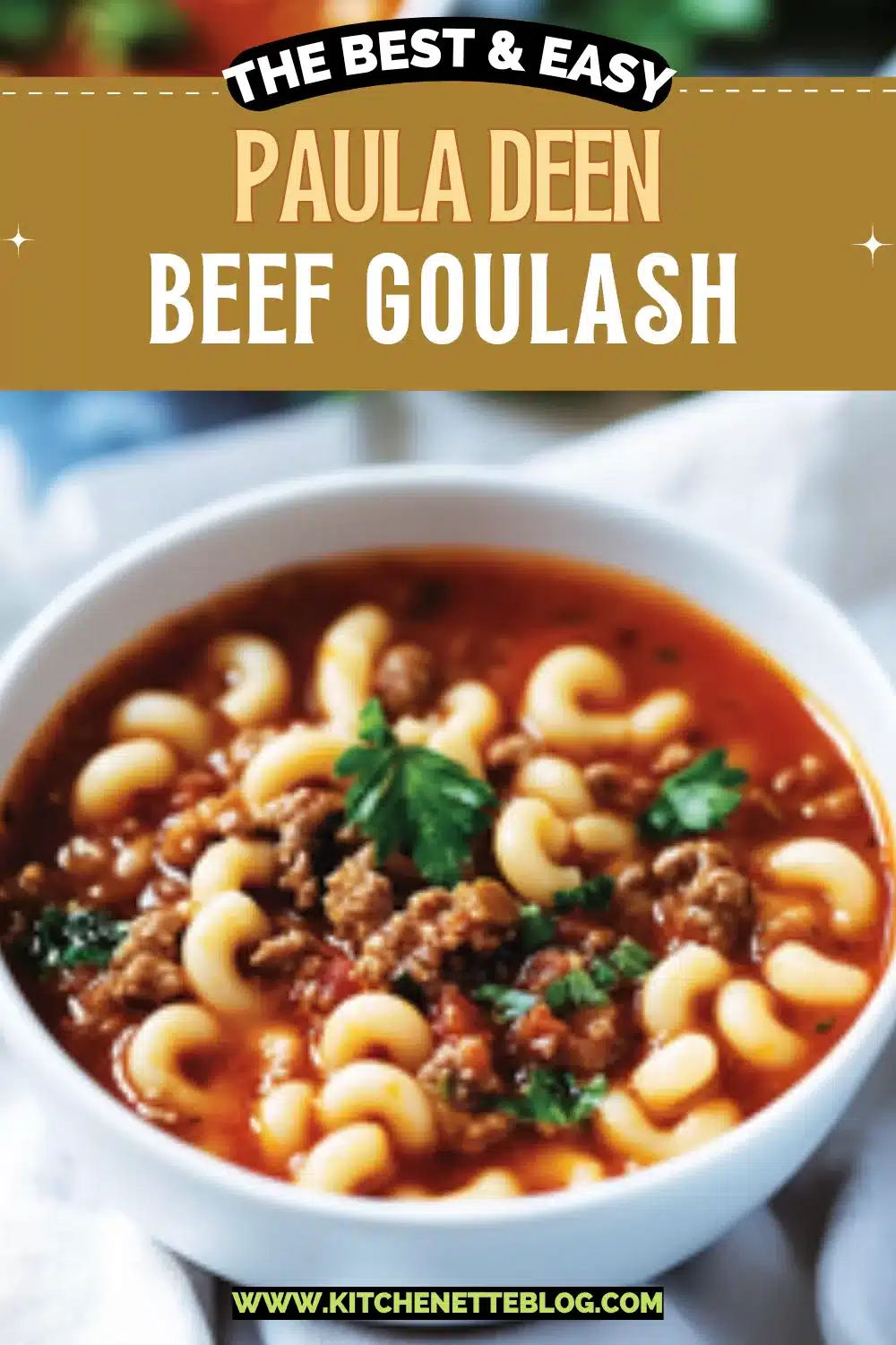 Paula Deen Beef Goulash